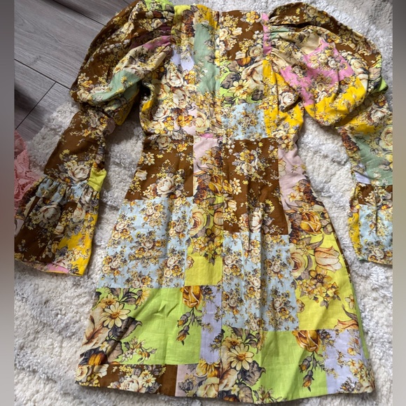 Matilde Puff Sleeve Mini Dress 💛 - Picture 3 of 8